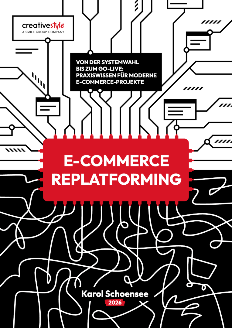 Cover: E-Commerce Replatforming — creativestyle